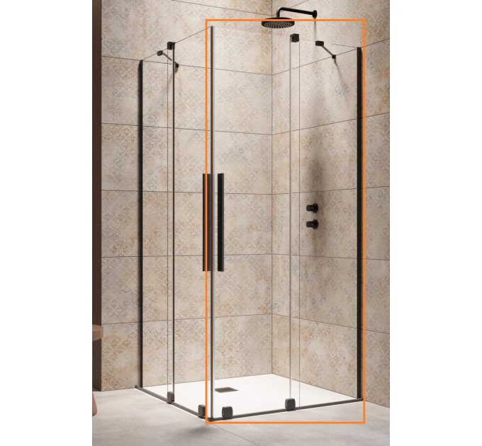 Душова кабіна (половина) Furo Black KDD 90 R RADAWAY