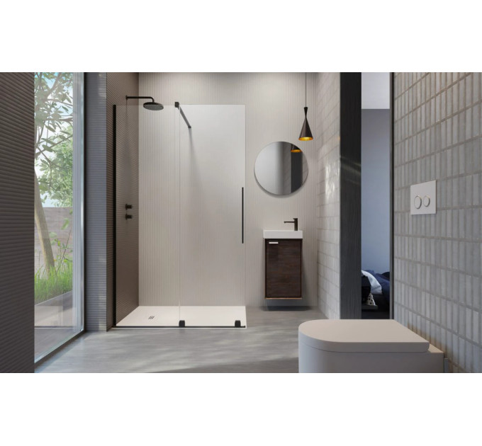 Душові двері Furo Black Walk-in 688 L RADAWAY