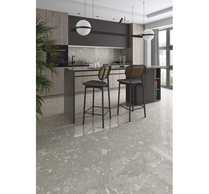 Плитка керамогранітна 4ZLK Luna-R Gris 600x1200x11 Vives