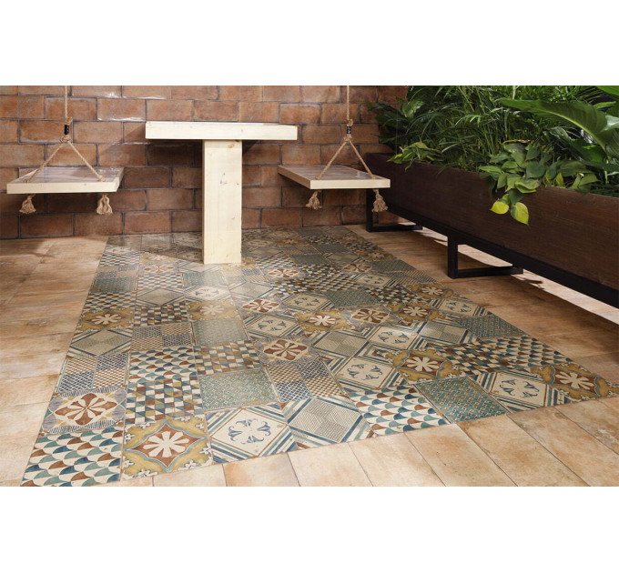 Плитка керамогранітна Esenzia Pav Grano 200x200x9 Mainzu