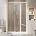 Душові двері трьохелементні ASDP3-110 1980 Transparent White RAVAK