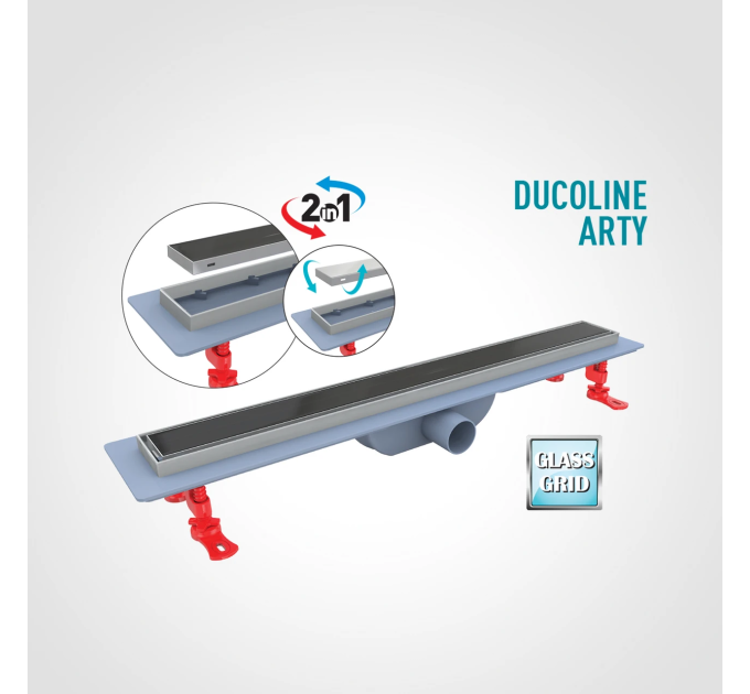 Душовий канал 80 см Ducoline Arty VLD-598330.46 Valtemo