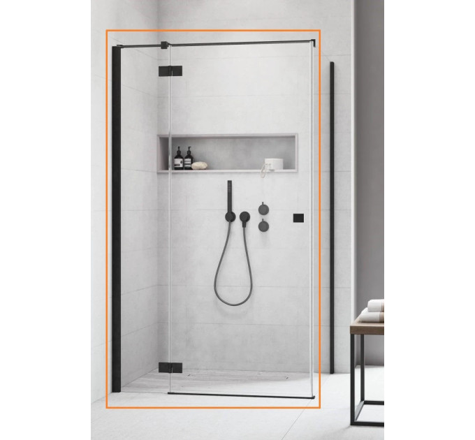 Душові двері Essenza New Black KDJ 110 ліві, RADAWAY
