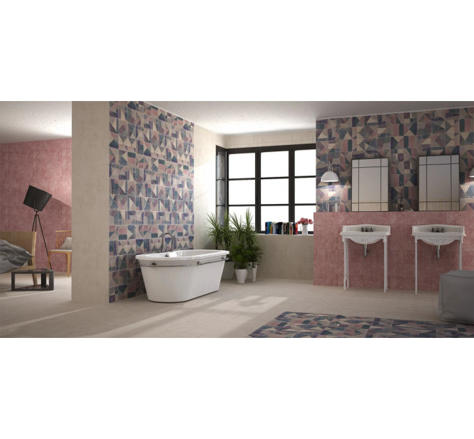 Плитка стінова Cementine Rosso 200x200 Mainzu