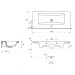 Умивальник 100 см Como (CCWF1006803618), Cersanit