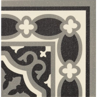Плитка керамогранітна Esquina Florentine Black 200x200x9 Mainzu
