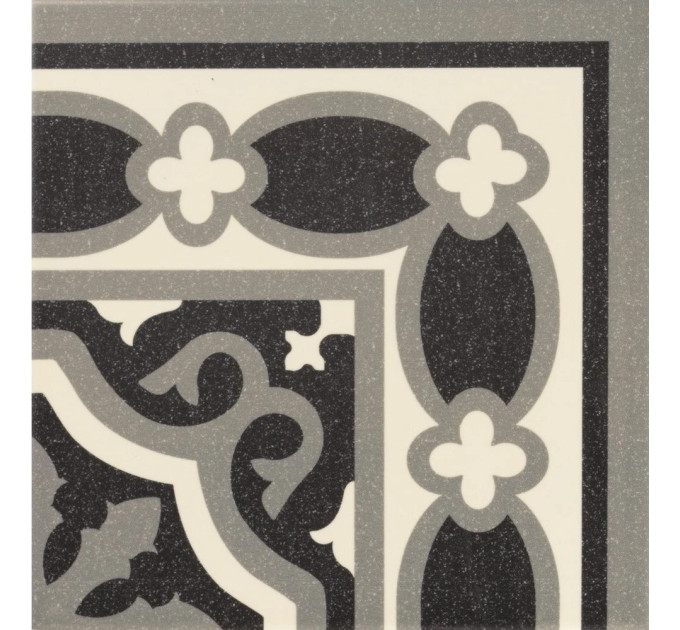 Плитка керамогранітна Esquina Florentine Black 200x200x9 Mainzu