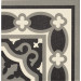 Плитка керамогранітна Esquina Florentine Black 200x200x9 Mainzu