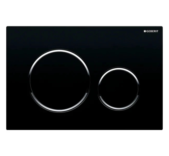 Кнопка зливу Sigma 20 (115.882.KM.1) чорний, Geberit
