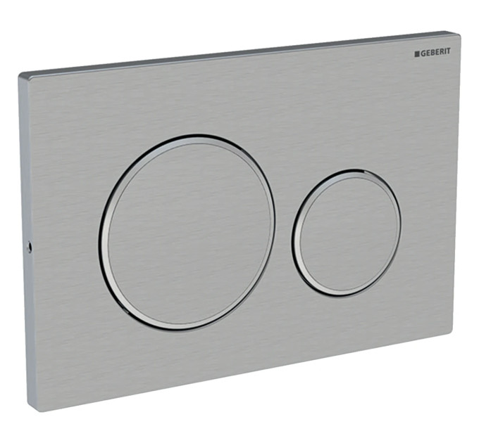 Кнопка зливу Sigma 20 (115.889.sn.1) сталевий мат, Geberit
