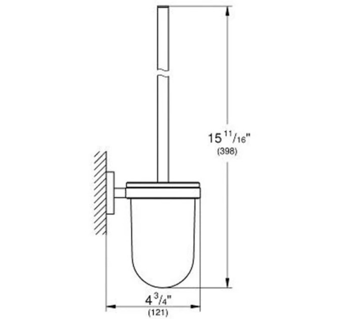 Туалетна щітка Essentials (40374001), Grohe