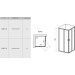 Душова кабіна BLRV2-90 Transparent, (1LV70C00Z1) RAVAK