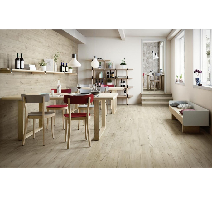 Плитка керамогранітна R4TG Woodtale Betulla RECT 300x1200 Ragno