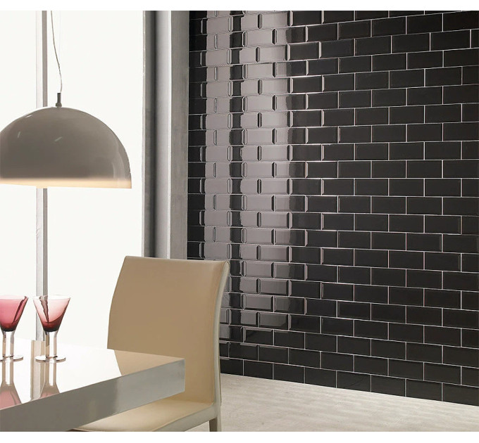 Плитка стінова Bissel Negro 100x200 Mainzu
