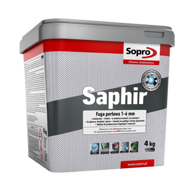 Затирка для швів Sopro Saphir 9519 анемон №35 (4 кг)