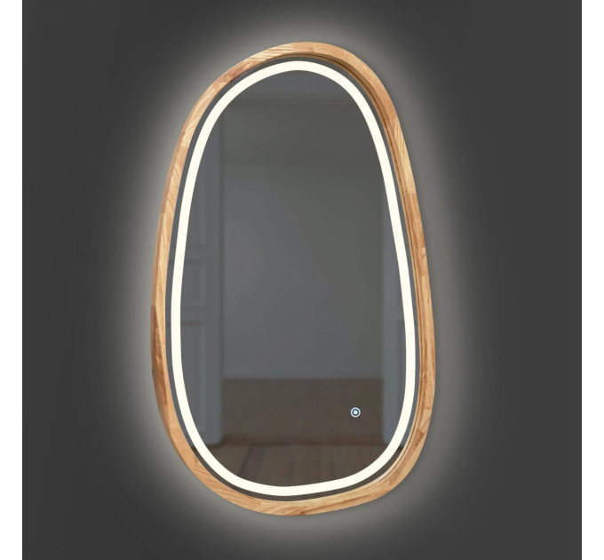 Дзеркало Dali Slim LED 600x900 Natural Oak Luxury Wood