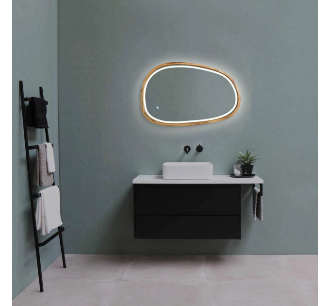 Дзеркало Dali Slim LED 600x900 Natural Oak Luxury Wood