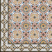 Плитка керамогранітна Pombo-3 Multicolor декор 200x200x8 Vives
