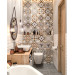 Плитка керамогранітна Octogono Musichalls Multicolor декор 200x200x8 Vives