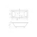 Ванна прямокутна Vita 180x90, Roca