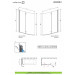 Шторка для ванни Eos PND I 130 R RADAWAY