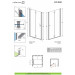 Душові двері Eos DWB 80 L RADAWAY