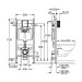 Інсталяція для унітаза Rapid SL (38528001), Grohe