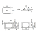 Умивальник Inspira Square 370х550 A327534000 Roca