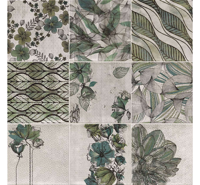 Декор Zen Verde 200x200 Mainzu