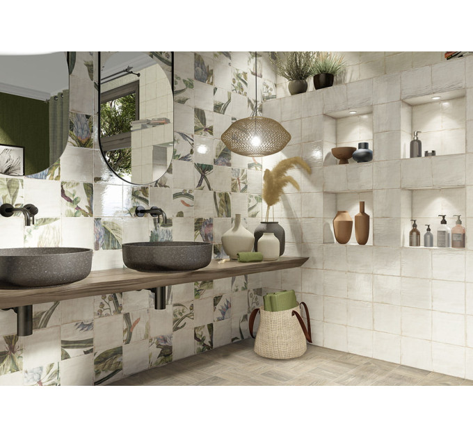 Плитка стінова Livorno Blanco 200x200 Mainzu