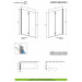 Шторка для ванни Fuenta New PND I 120 L RADAWAY