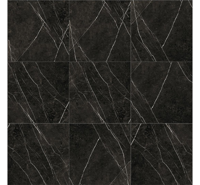 Плитка керамогранітна Thalassa Neso-R Negro RECT 593x593x10 Arcana