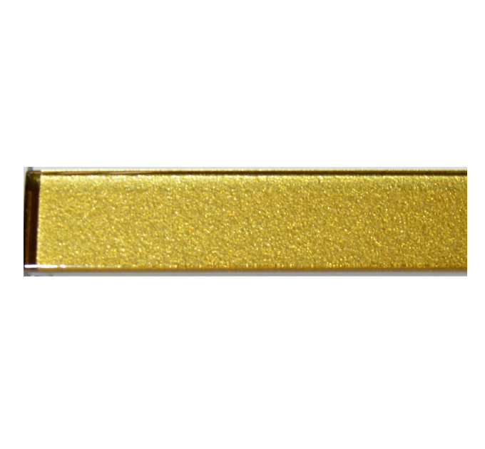 Фриз скляний GF 4508  gold  25х450 Кераміка Лео УКРАЇНА