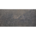 Сходинка пряма Viano Antracite 30x60 код 0513 Ceramika Paradyz