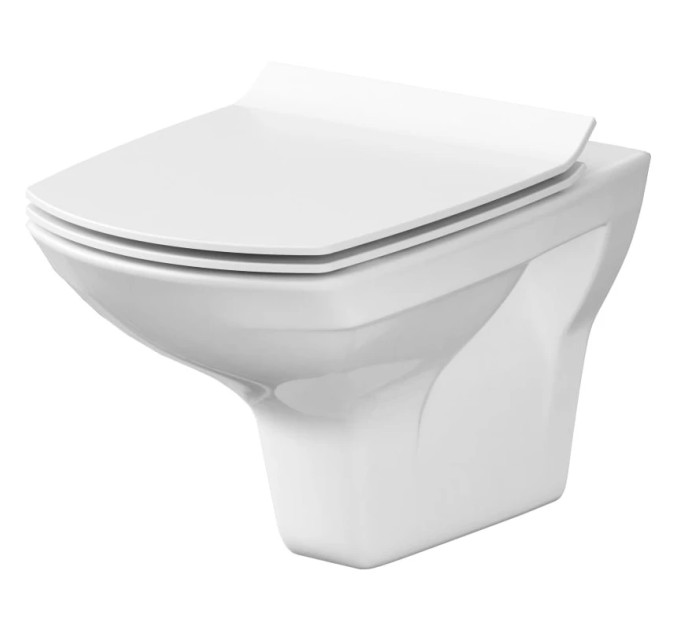 Кришка для унітаза Carina Slim soft-close (CSSD1003571852), Cersanit
