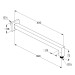 Душовий кронштейн DN 15 A-QA (6654405-00), Kludi