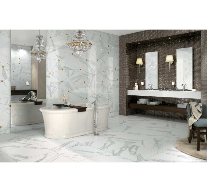Плитка керамогранітна JW 02 Calacatta Reale LUC 600x600x9 Mirage