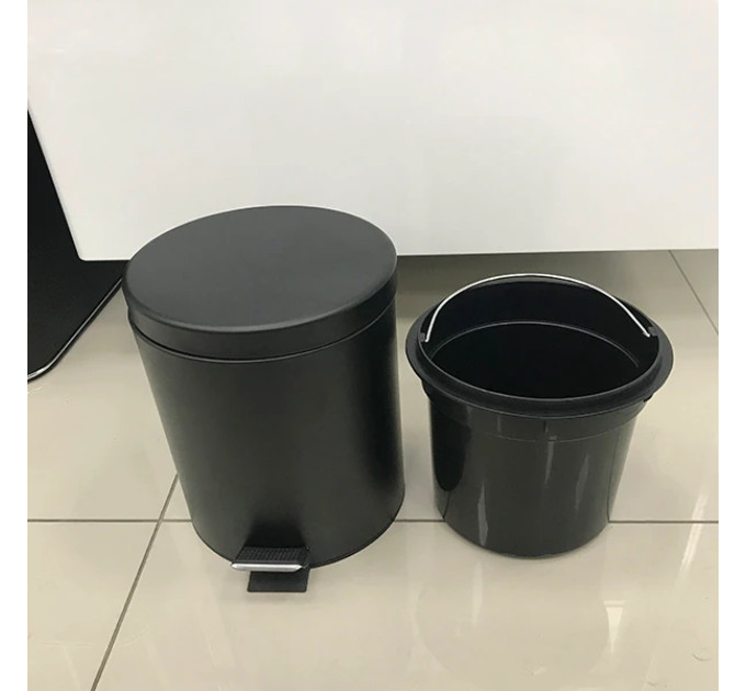 Відро для сміття 5L 104315010 DARK 'Soft Close' Bemeta Чехія