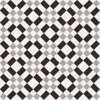 Плитка керамогранітна CSAPBW0220 Patchwork B&W 02 200x200x10 Sant'agostino