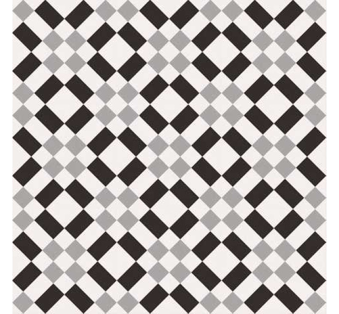 Плитка керамогранітна CSAPBW0220 Patchwork B&W 02 200x200x10 Sant'agostino
