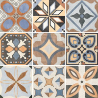 Плитка керамогранітна CSAPCOMX20 Patchwork Colors Mix 200x200x10 Sant'agostino