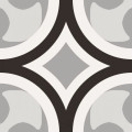 Плитка керамогранітна CSAPBW0120 Patchwork B&W 01 200x200x10 Sant'agostino