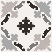 Плитка керамогранітна CSAPBW0320 Patchwork B&W 03 200x200x10 Sant'agostino
