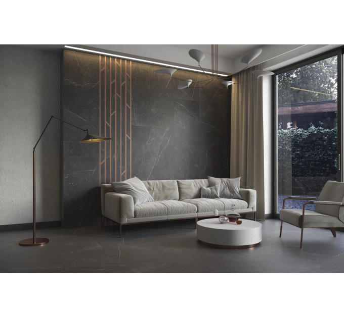 Плитка підлогова Barro Nero SZKL RECT MAT 59,8x119,8 код 0839 Ceramika Paradyz