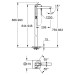 Змішувач підлоговий для ванни Eurocube (23672001), Grohe