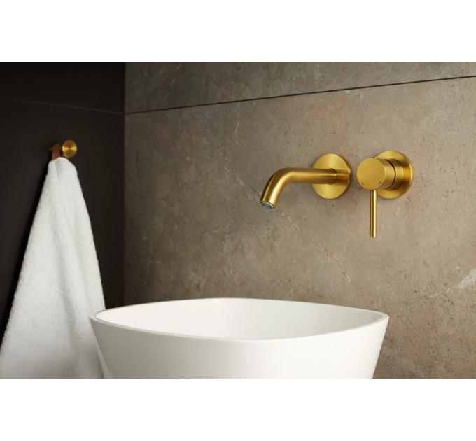 3мішувач для умивальника MOZA GOLD 5039-810-31 KFA ARMATURA