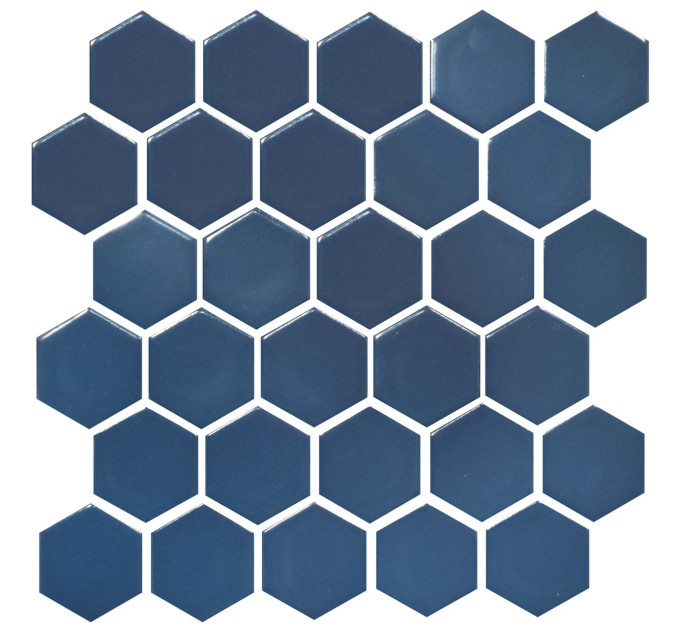 Мозаїка HEXAGON H 6008 Steel Blue 295х295х9 Кераміка Лео УКРАЇНА