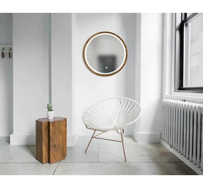 Дзеркало Solar Eclipse LED 70 Ясен Luxury Wood
