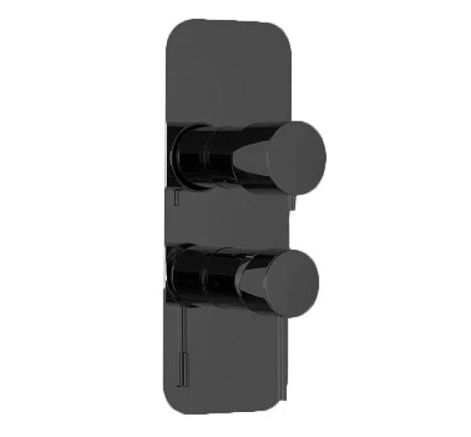 Змішувач для душу Spillo Up Black matt (F3039X6NS), Fima