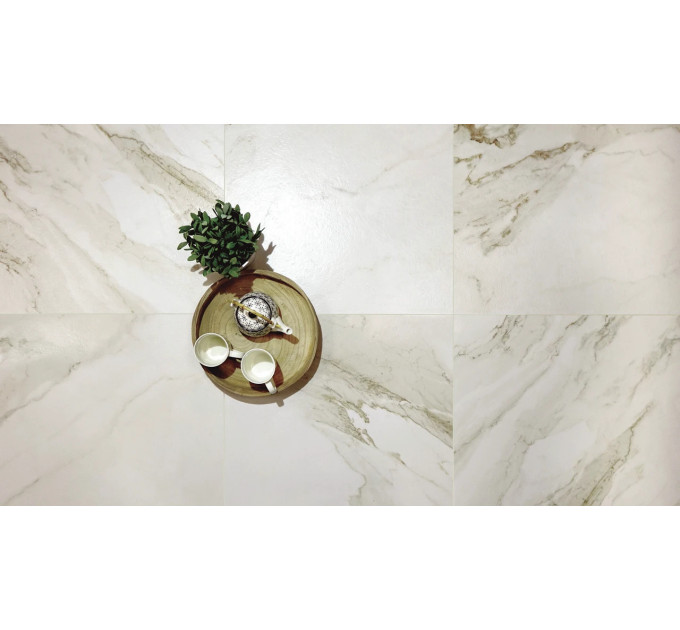 Плитка керамогранітна Calacatta Gold 60 LUX 600x600x11 Azteca